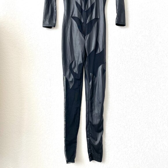 Flames  Mesh Catsuit Size Small - Picture 4 of 10